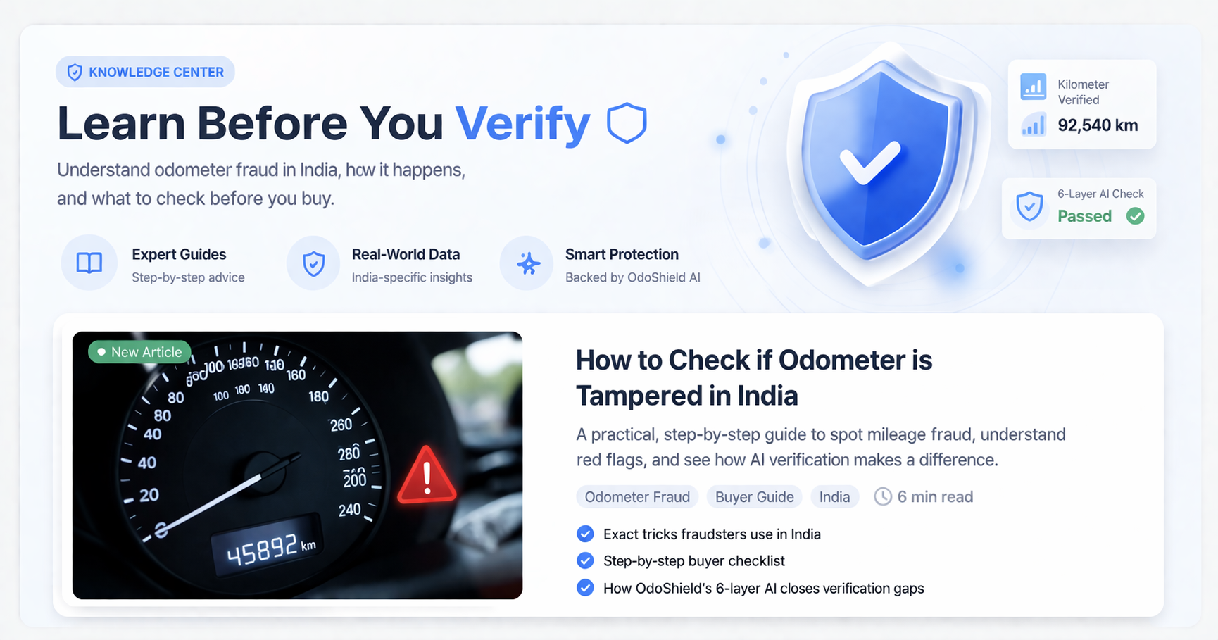 How to Check if an Odometer Is Tampered in India (2026 Guide)